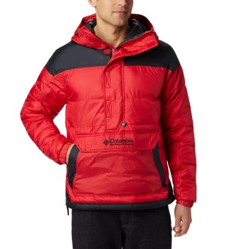 Columbia Muške Jakne - Lodge Insulated Plave Crvene Crne | NYCQ-64298